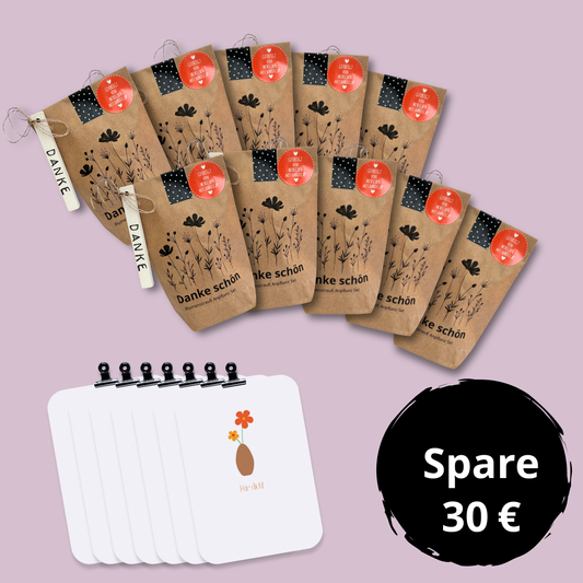 10er Set Danke Mini Wundertüte