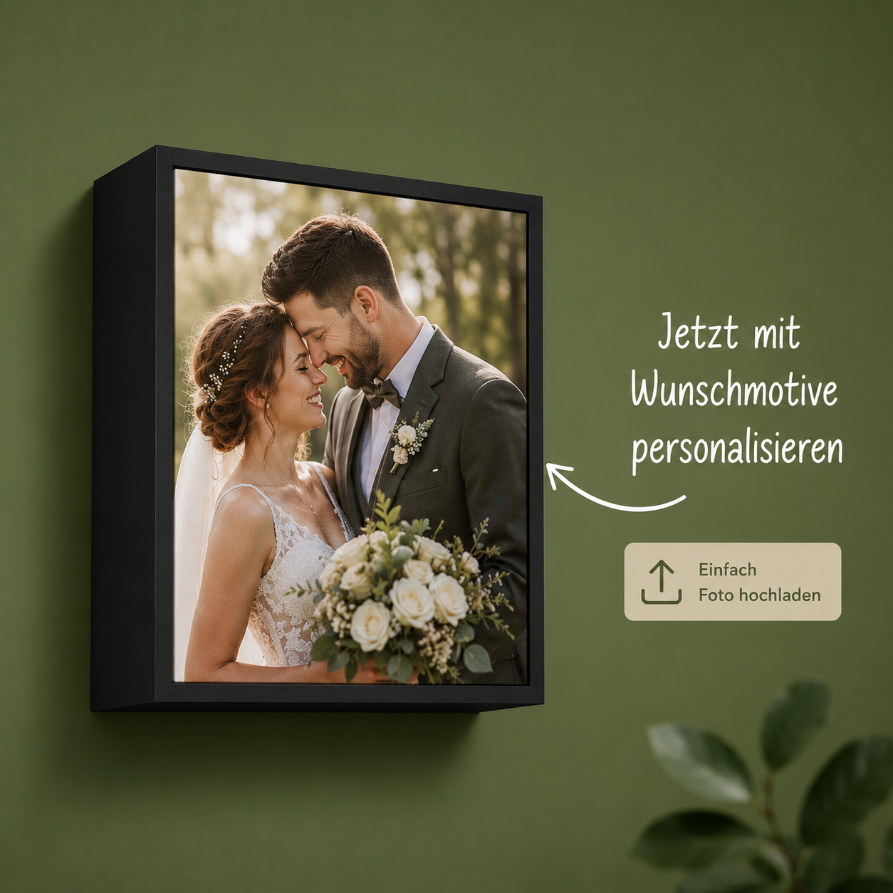 Magnetischer Fotodeckel personalisierbar für Fotowand-Regalsystem