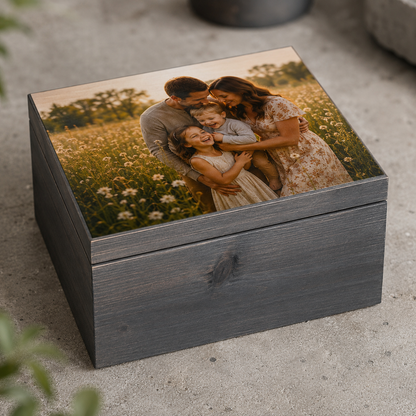 Personalisierte Erinnerungsbox