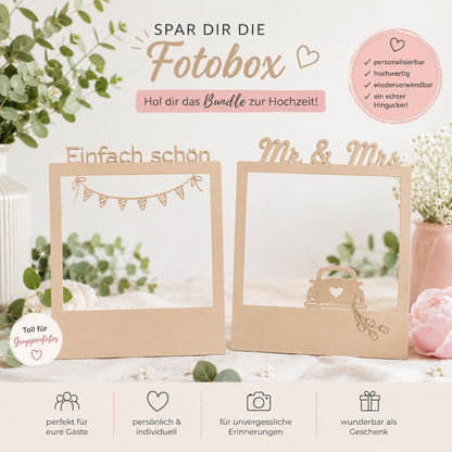 Polaroid Rahmen XL Premium Bundle mit Personalisierung