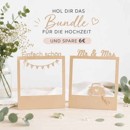 Polaroid Rahmen XL Premium Bundle mit Personalisierung