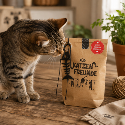 Für Katzenfreunde Wundertüte mit Schlüsselanhänger