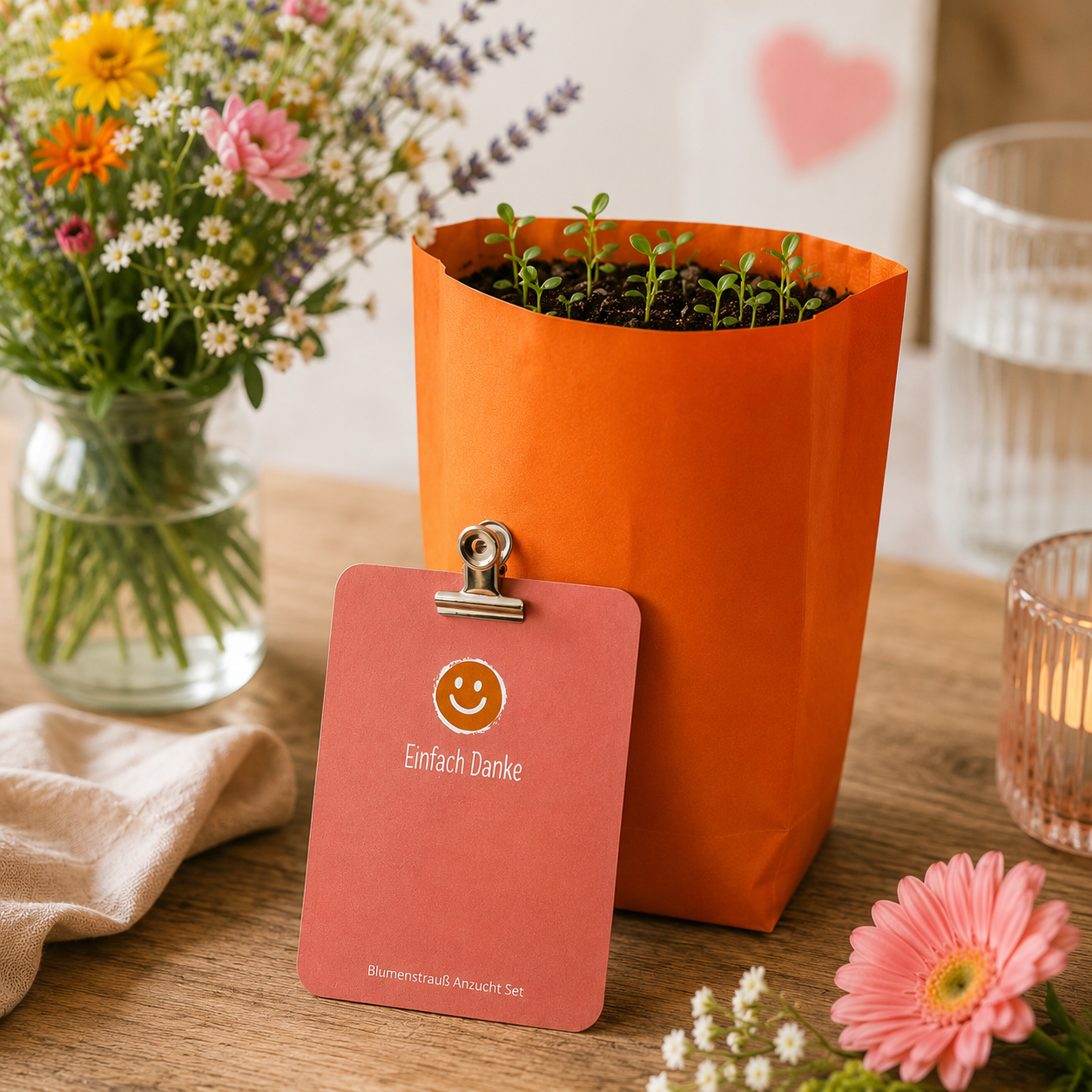 Danke Blumen Anzuchtset