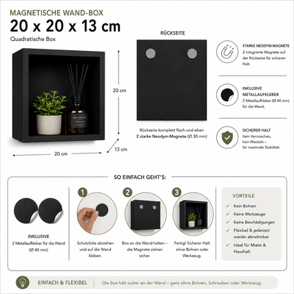 Magnetisches Wandregal mit Power-Magneten