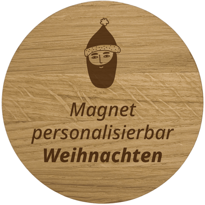 Personalisierbarer Magnet Weihnachten
