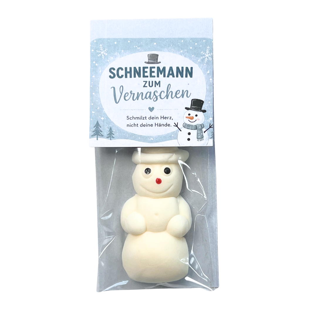 Süßes zu Weihnachten: Schneemann zum Vernaschen