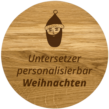 Untersetzer personalisierbar Weihnachten
