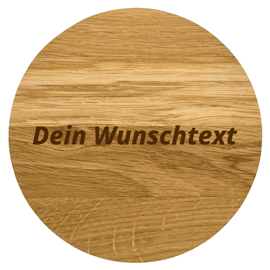 Personalisierbarer Untersetzer mit Wunschtext