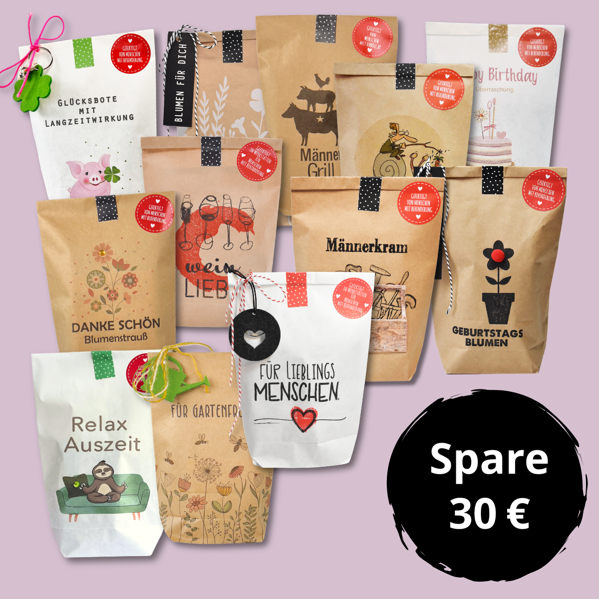 Kleinigkeiten Vorrats Deal: 12 Mitbringsel im praktischen Geschenke-Set